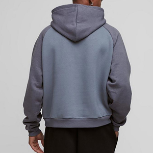 Men's Winter Heavyweight Pullover <b>Hooded</b> Fleece Hoodie with Custom Print Oversized Fit Eco-Friendly Fabric - Product Image 5