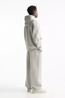 Ensemble de 2 pièces personnalisées : sweat à capuche ample et pantalon de jogging en molleton épais, coupe oversize, mélange polyester/coton, imprimé, respirant
