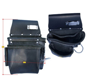 Sacs à outils en cuir de qualité supérieure, couleur unie, prix bas, vente en gros, design personnalisé, best-seller - Product Image 5