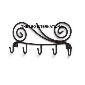 Nhôm Kim Loại Hình Dạng Chìa Khóa Màu Đen Hoàn Thành Tường Móc Áo Ưa Thích Phong Cách Sang Trọng Handmade <span class=keywords><strong>Hot</strong></span> Bán Chất Lượng Tuyệt Vời - Product Image 6