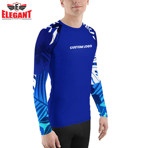 Hombres usan Fitness Tight manga larga Rash Guard venta al por mayor excelente calidad adultos usan Rash Guard - Product Image 6