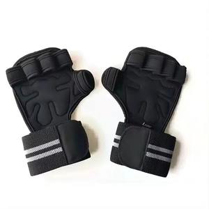 2025 nouveauté Logo personnalisé gants de gymnastique en gros soutien haltérophilie gants de Fitness fabriqués à partir de cuir Spandex pour le sport - Product Image 6