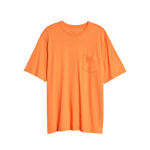 T-shirts pour hommes de haute qualité, grandes tailles, délavés à l'acide, colorés, épais, effet usé, délavés par le soleil - Product Image 1