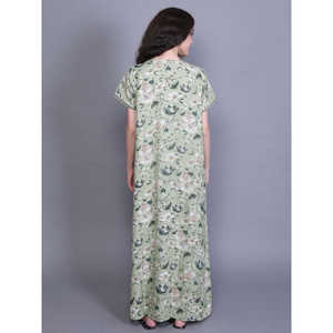 Peignoir décontracté pour femme 100% coton avec poche latérale, imprimé, pour l'hiver, taille élastique, ODM, matière douce et durable - Product Image 6