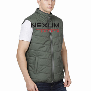 Chaqueta de burbuja sin mangas con chaleco acolchado de algodón para ropa de invierno, chaleco acolchado personalizado ligero para hombre - Product Image 2