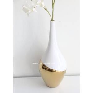 Venta al por mayor de calidad de lujo de metal hogar Mesa floreros decorativos oro pulido diseño moderno floreros a precio razonable - Product Image 3