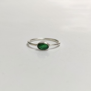 Đẹp màu xanh lá cây ngọc lục bảo đá thiết kế Nhẫn 925 Sterling Silver nhẫn Bán buôn giá + AAA chất lượng lấy thỏa thuận này ngay bây giờ - Product Image 2