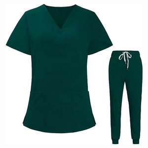 Uniforme de vêtements médicaux de haute qualité Ensemble de gommages pour femmes et hommes Haut et pantalon d'été, gommages pour hôpitaux - Product Image 3