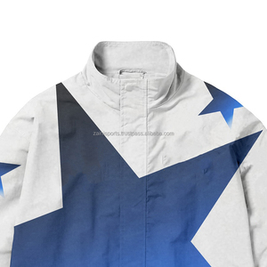 Vestes coupe-vent techniques imprimées en tissu polyester et nylon respirant personnalisées pour entraînement d'hiver à vendre Logo personnalisé pour unisexe - Product Image 1