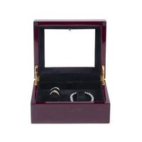 Kendal véritable bois dur naturel boîte à bijoux en bois organisateur boîte à bijoux en bois histoire Led boîte à bijoux en bois