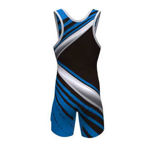 Wholesale Printed Custom Design 100% Polyester Wrestling <b>Singlets</b> for <b>Men</b> Custom Logo Durable Lightweight Breathable Quick Dry - Product Image 3