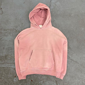 Vintage Style Acid Wash <b>Hoodie</b> Men Oversized Pullover Streetwear Faded Look Casual <b>Hoodie</b> <b>Trendy</b> Hip Hop <b>Hoodie</b> Fashion - Product Image 3