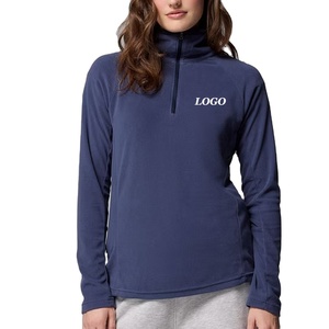 Prix de gros pour les acheteurs en gros, sweat-shirt décontracté pour femmes, design d'hiver, manches longues, logo personnalisé, design avec col zippé - Product Image 1