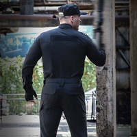 Costume à manches longues de haute qualité, logo personnalisé, imperméable, haute visibilité, vêtements de travail, taille plus, respirant, vêtements tactiques de sécurité pour hommes