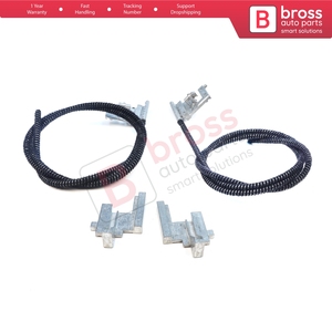 Câbles Bowden de commande de toit ouvrant BSR673 gauche et droit avec charnières de fixation métalliques pour Clio MK2 1998-2012 - Product Image 5