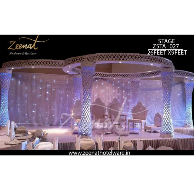 New Design Indian wedding ring shaped Mandap Stage Decoration for Outdoor and Indoor wedding