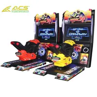 Machine de jeu d'intérieur de moto FF en acier inoxydable de haute qualité ACS, équipement de simulation à monnayeur, interface anglaise, colorée