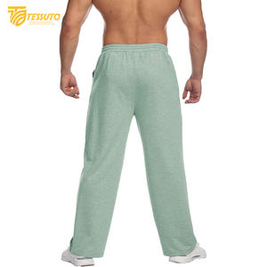 Pantalon imprimé brodé personnalisé de haute qualité Streetwear pantalon de survêtement unisexe en coton polaire surdimensionné avec cordon de serrage pour hommes - Product Image 3