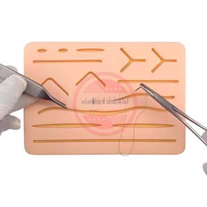 Almohadilla de práctica de sutura para estudiantes de medicina | Almohadilla de sutura reutilizable de 3 capas - Product Image 3