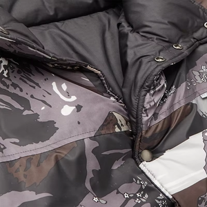 OEM Custom Logo Wholesale Down Bubble <b>for</b> Warm Streetwear Allover <b>Bandana</b> Paisley Print Jackets Customize Puffer2026 - Product Image 2