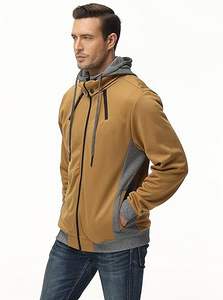 Sudadera con Capucha Corta Unisex Personalizada de 400 GSM para Hombre, con Cremallera Completa, Teñido Anudado, Antibacteriana y Cortavientos - Product Image 3