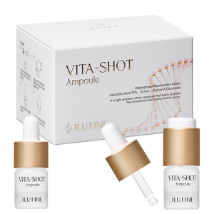 Ampolla Iluminadora con Vitamina C Estabilizada y Ácido Hialurónico para el Cuidado Facial Antienvejecimiento, de Rápida Absorción, Suave para Uso Diario - Product Image 1