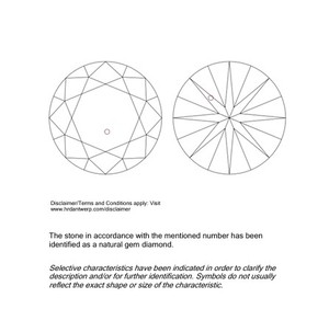 B2B D'Vins Jewels para GIA Certified 1,34 CT Loose White Natural Round Diamond J Color FL FLOW Pureza EX Cut Pulido - Product Image 3