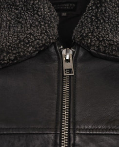 Wholesale Nubuck Trucker Cow-Hide Leather <b>Jackets</b> for <b>Mens</b> Customized High Quality Breathable Lambskin Leather <b>Jacket</b> - Product Image 3