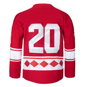 Maillot de hockey sur glace d'été respirant à manches courtes, 100% polyester, design personnalisé, haute qualité, prix bas - Product Image 2