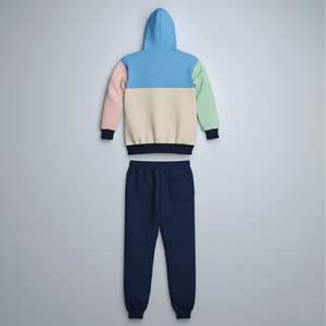 Sudaderas con Capucha Lisas para Hombre, Estilo Urbano, Personalizadas, de Algodón, Felpa Francesa Estadounidense, con Bordado Desgastado y Parches - Product Image 2