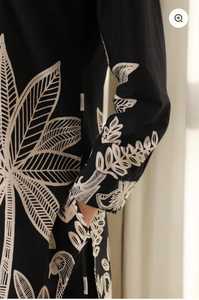 Manches longues femmes modeste impression costume décontracté pantalon indien Coord pantalon bureau vacances porter en gros cordon ensemble coton grande taille - Product Image 3