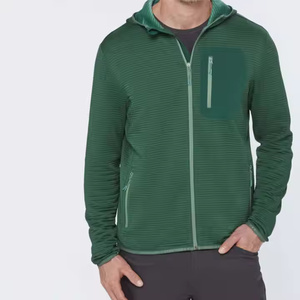 Sudaderas con Capucha para Hombre al por Mayor, de Alta Calidad, en Poliéster/Algodón, con Cierre, Manga Larga, Forro Polar Térmico, Personalizables, OEM, Color Sólido, para Invierno - Product Image 4