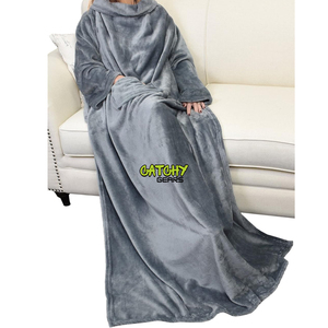 Pyjama d'hiver en sublimation, couvertures chaudes à capuche, couverture portable, Oodie, sweat à capuche surdimensionné, sherpa, sweat à capuche personnalisé surdimensionné - Product Image 6