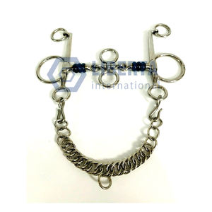 Caballo Snaffle Bits Pelham Venta caliente Acero inoxidable Personalizado Equitación ecuestre Boca Bit Racing Bits Veterinario - Product Image 2