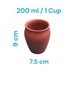 Théière en terre cuite (Kulhad) faite à la main naturel biodégradable écologique Style américain 10L capacité meilleure qualité raisonnable - Product Image 5