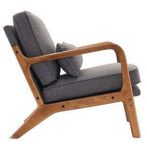 Chaise longue en teck massif cadre en bois avec tissu de coussin et mousse et de haute qualité le rendent confortable pour une utilisation en intérieur - Product Image 5