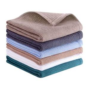 Serviettes de thé de golf en coton biologique 100% de qualité pure brodées à la main en blanc noir évacuation de l'humidité à séchage rapide pour un usage domestique - Product Image 4