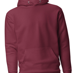 Sudadera con Capucha Color Granate Unisex, Sudadera con Capucha Lisa de Felpa de Algodón Premium, Ropa de Calle Informal Cálida de Invierno, Corte Regular, Venta al por Mayor - Product Image 4
