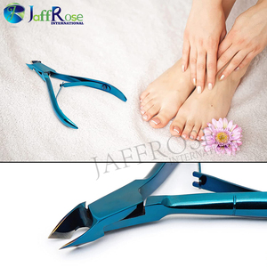 Pinces à cuticules-coupe-ongles-coupe-cuticules pointus-dissolvant de cuticules professionnel en acier inoxydable pédicure manucure-Anti rouille - Product Image 4