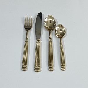 Ensemble de couverts en acier inoxydable de haute qualité, 4 pièces, durables et écologiques, élégants, pour les fêtes - Product Image 3