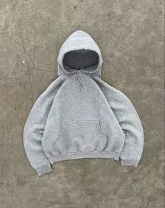 Sudadera para Hombre, 430GSM, 100% Algodón, Logotipo Personalizado, Felpa Francesa, Gruesa, Pesada, Lisa, con Hombros Caídos, Sudadera Gruesa de Invierno - Product Image 1