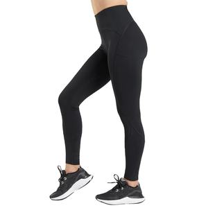 Última colección de mallas ligeras para mujer logotipo bordado personalizado material de punto transpirable tejido de cintura media tipo tejido - Product Image 3