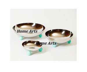 Bol à chocolats de qualité exclusive en aluminium couleur or Dessert Snacks Bol de service pour restaurant à domicile - Product Image 6