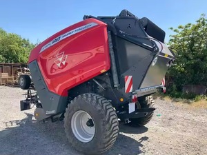 Mini presse à foin ronde avec composants de base Équipement agricole de bonne performance à vendre avec moteur et boîte de vitesses - Product Image 5