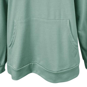 Estilo de punto Sudadera con capucha Sudaderas con capucha para mujer Otoño Invierno Fleece Logotipo personalizado Mujeres Sudaderas con capucha de gran tamaño Mujeres Sudaderas con capucha - Product Image 3