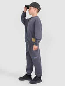 ชุดวอร์มแบบสวมหัวของเด็กผู้ชายชุดวอร์มแบบสวมหัวแบบลำลองระบายอากาศคุณภาพสูงออกแบบได้ตามต้องการ - Product Image 2