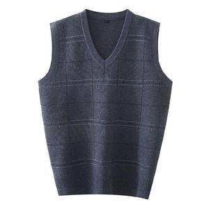 Pulls pour hommes Gilet pull sans manches en tricot torsadé Gilet pull pour hommes - Product Image 3
