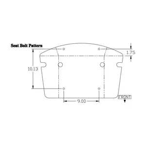 Ensemble de 4 coussins de siège de tracteur pour Case - Product Image 4