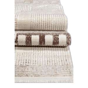 Tapis Mexx MX006 beige pour la décoration intérieure, sans poussière, fabriqué à la machine, 80x150 cm kg - Product Image 4