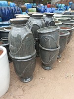 1. PENJUALAN PANAS dan DESAIN BARU POT / WADAH KERAMIK BERLAPIS UNTUK LUAR RUANGAN VIETNAM untuk Pusat Taman, Pembibitan